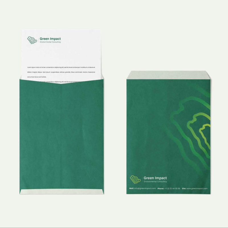 A Document Holder Design Reflecting Green Impact’s Environmental Identity