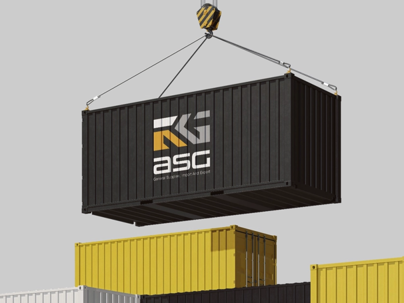 Logo on Shipping Containers