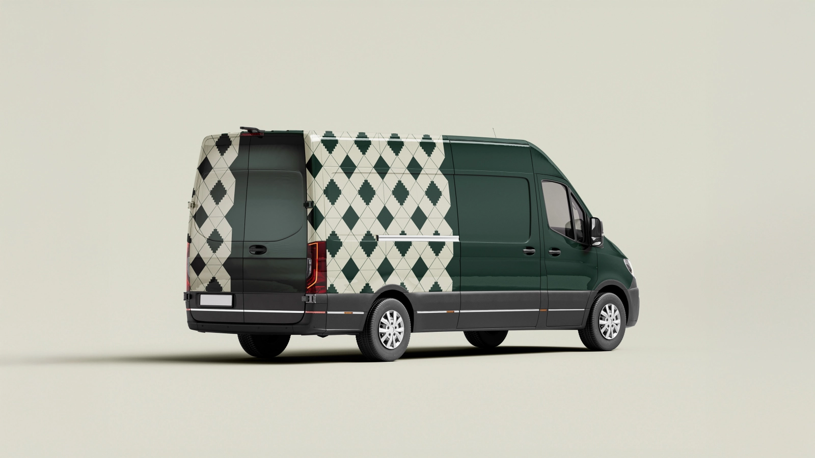 Scrub hub Rebranding Materials - Van