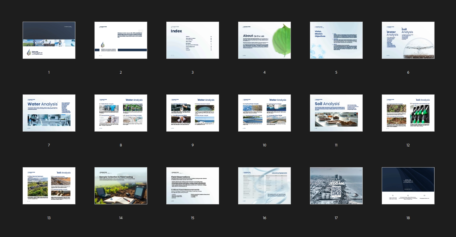 Quality Accuracy Environmental lab Company Profile