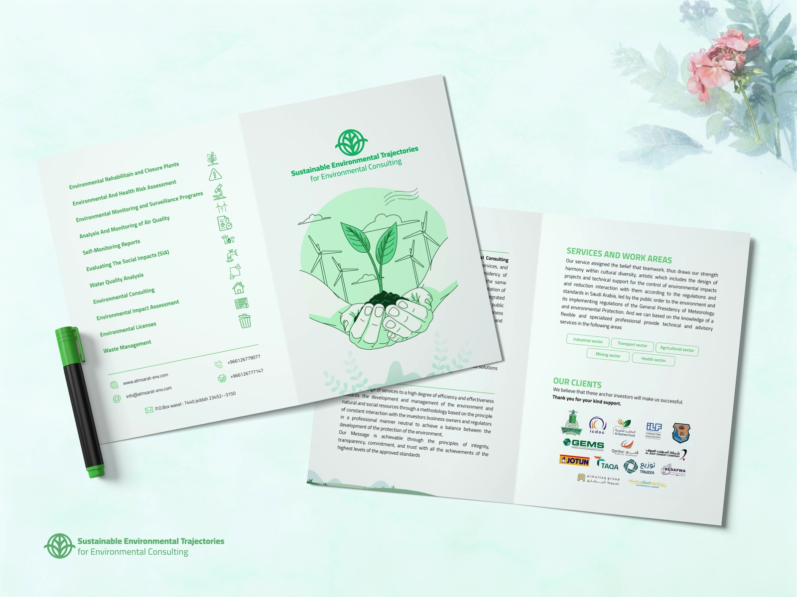 Al-Masarat Brochour Design