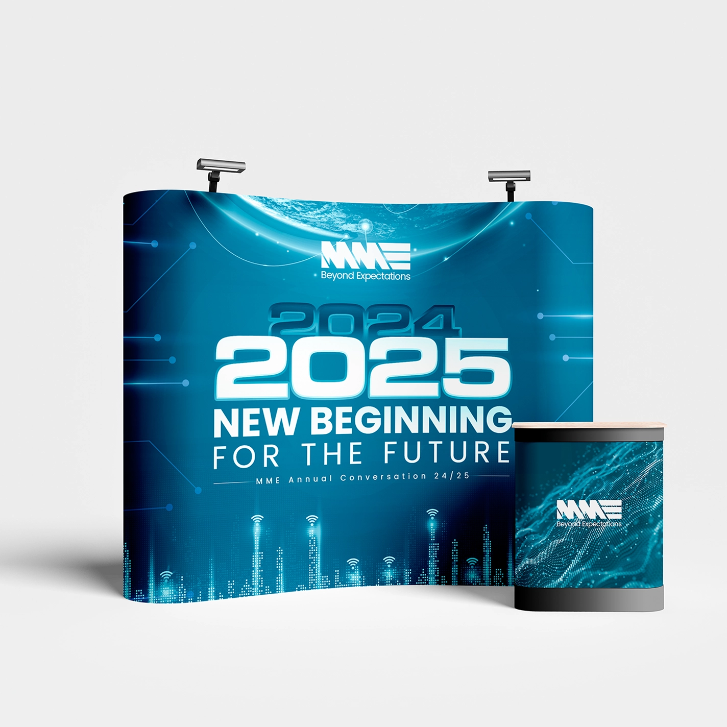 MME Annual Conversation Backdrop Banner Design